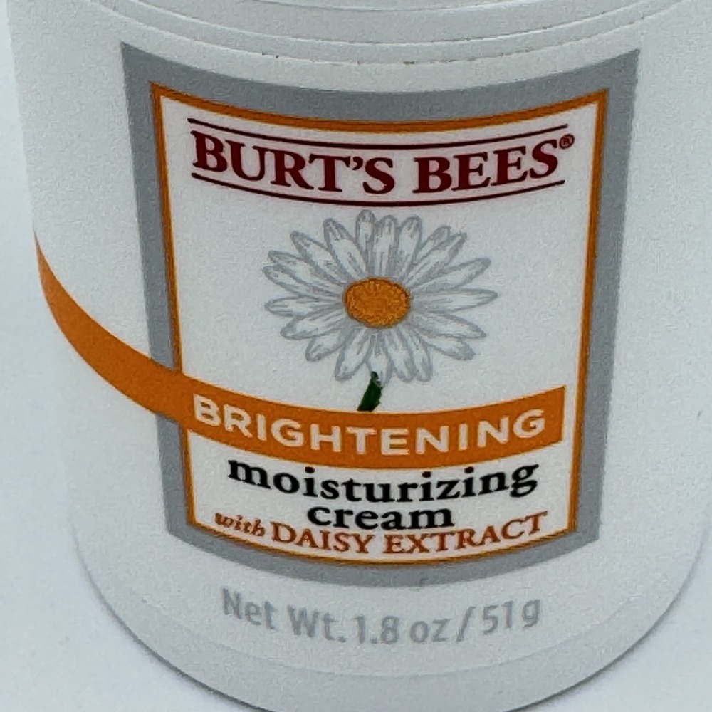 Burt's Bees Brightening Moisturizing Cream Daisy Extract 1.8oz NOS Read - Picture 4 of 14